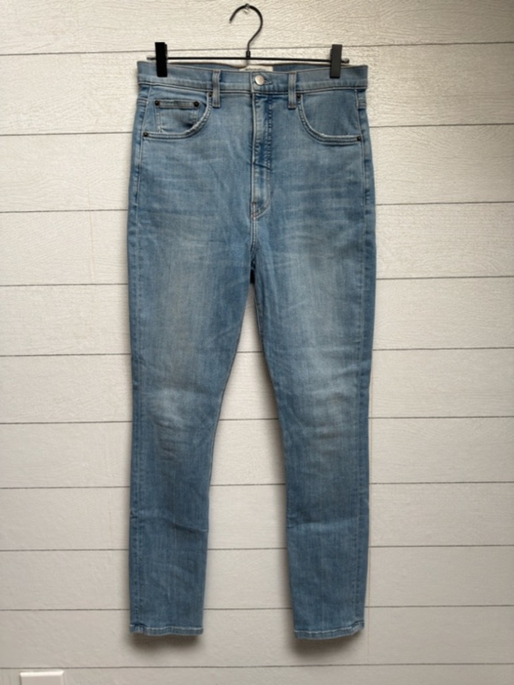 Reformation Ultra High & Skinny Jeans Cyprus Wash Size 30 Made in USA